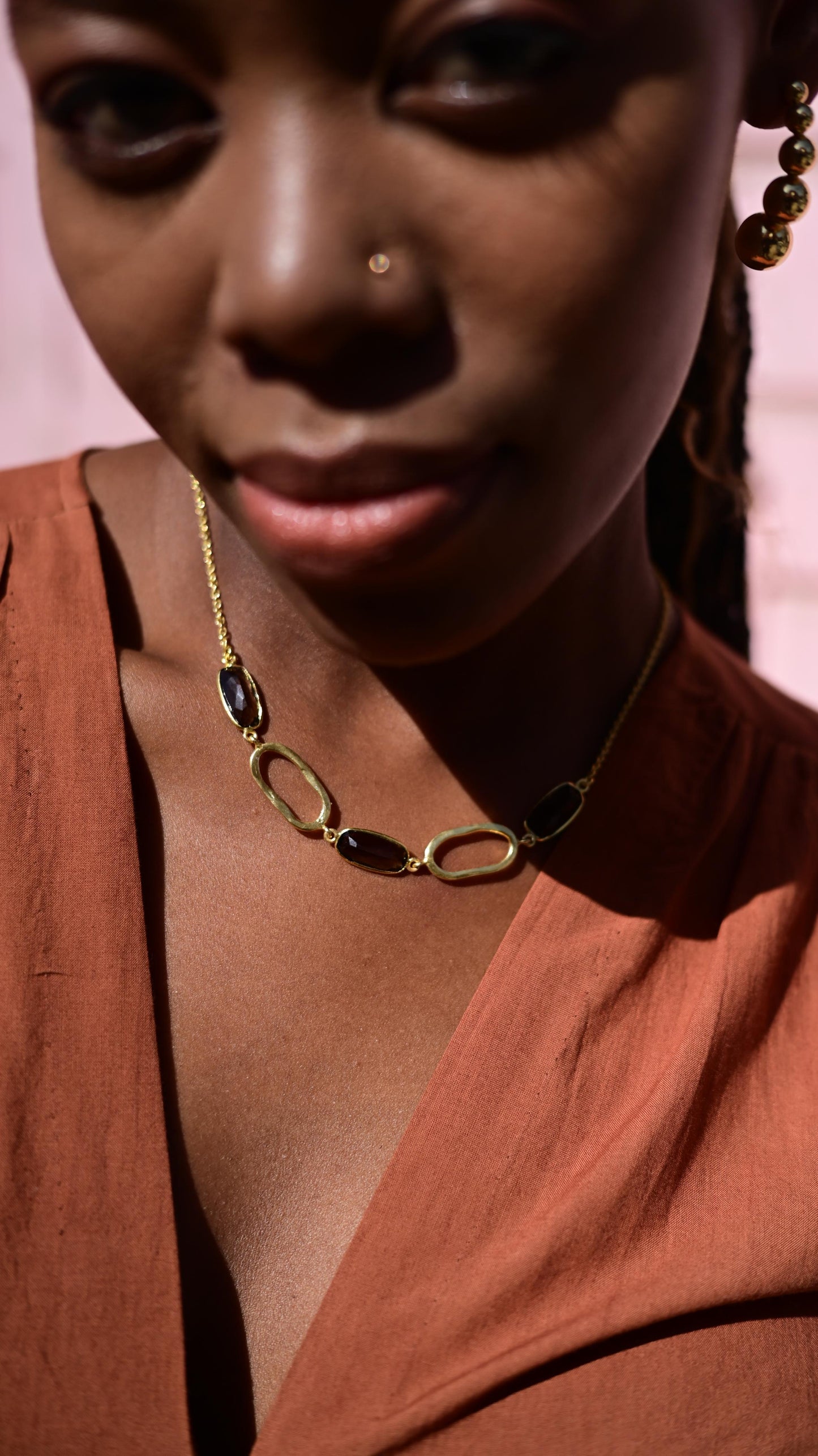 Smoky Quartz Neckpiece