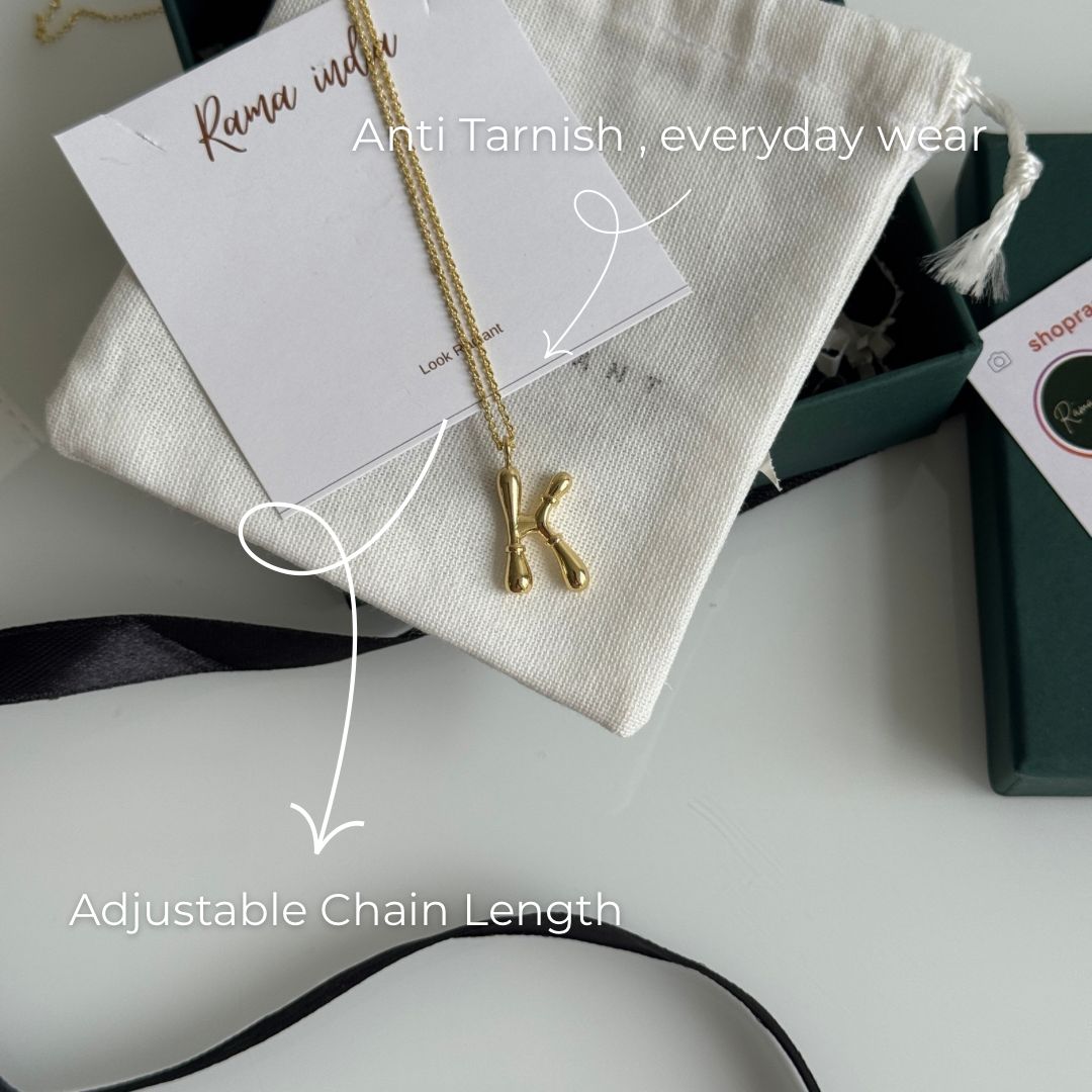 Stylish Big Initial Pendant (Made on order )