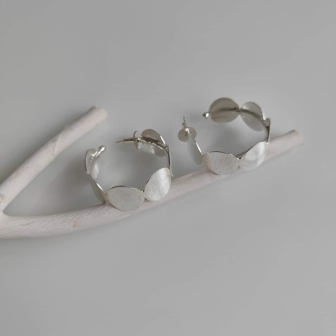 Stella Hoops Silver