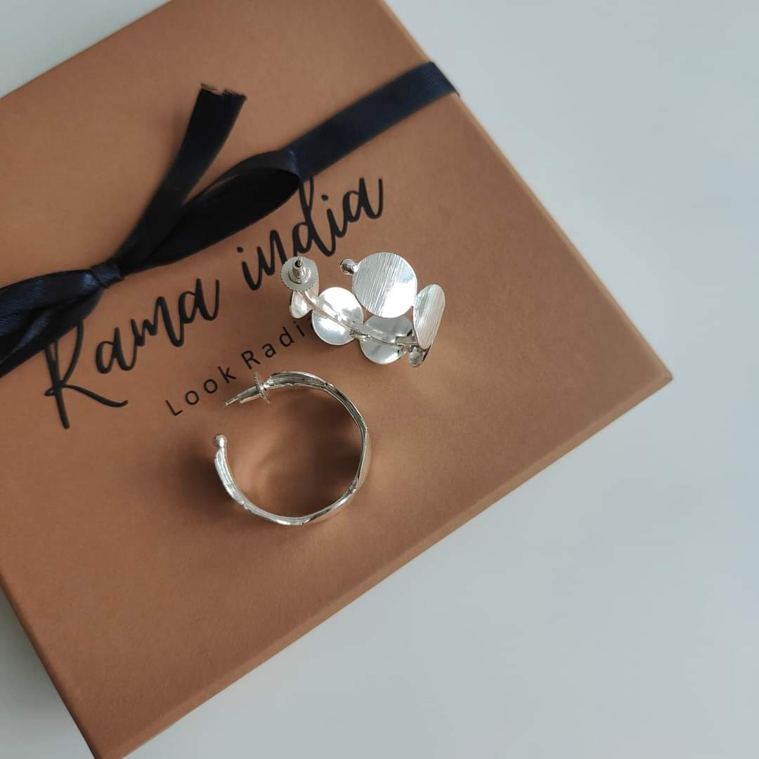 Stella Hoops Silver