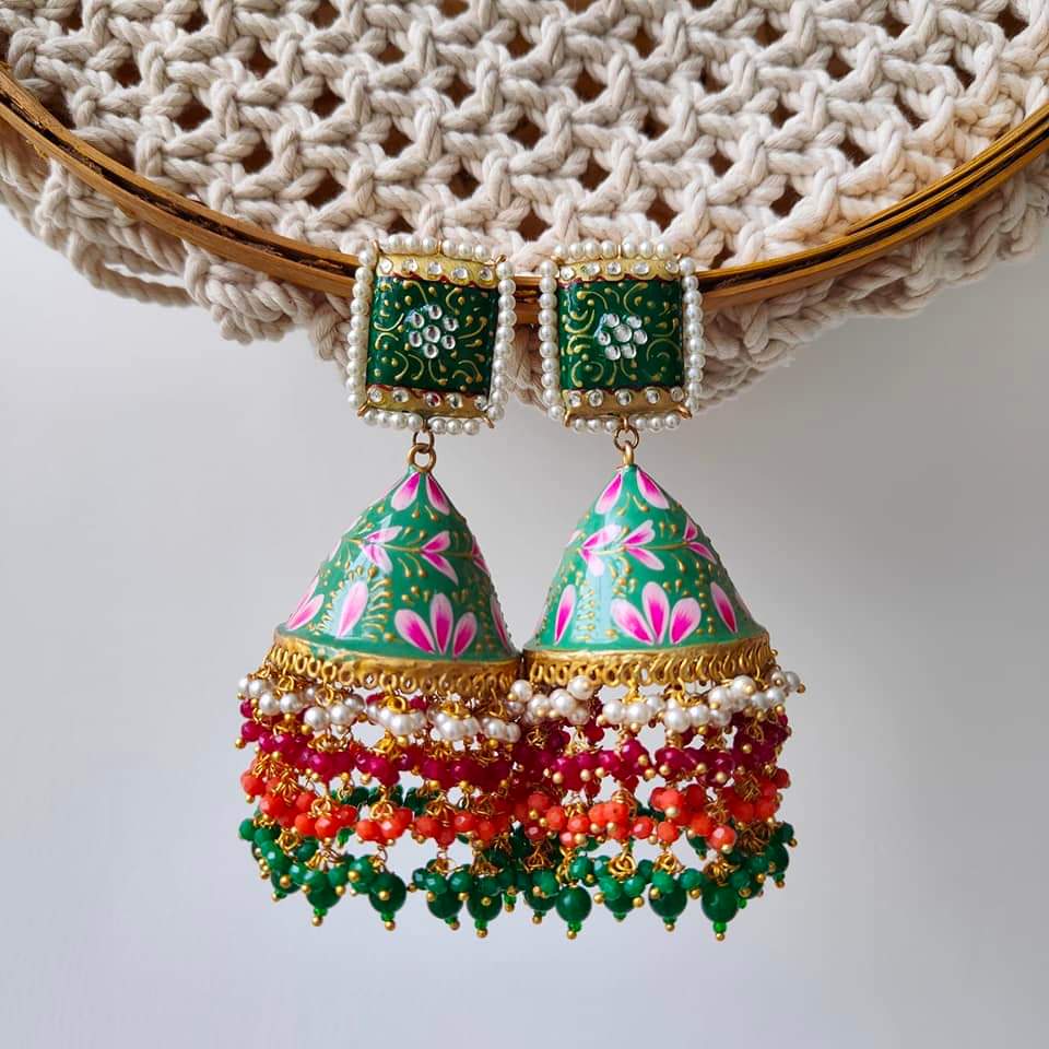 Ponderous Tulip Jhumka