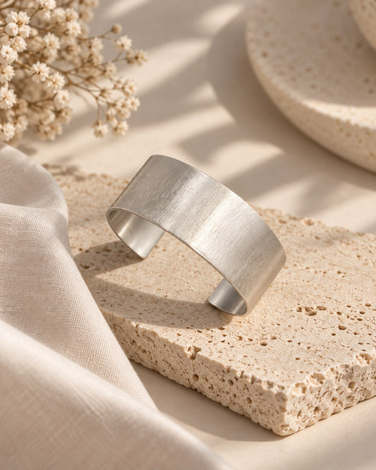 Ditalini Adjustable Cuff Silver