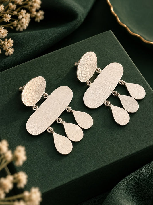 Flair Earrings Silver