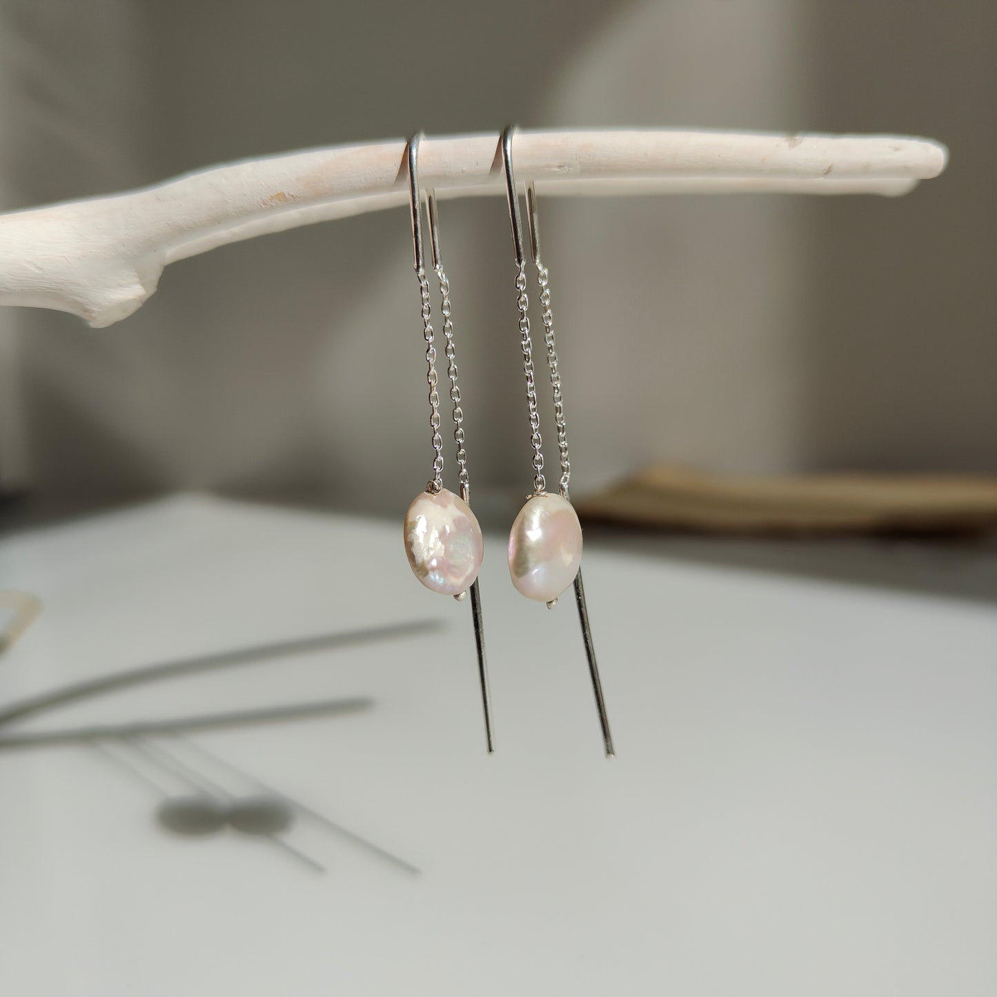 Pearl Threader Silver