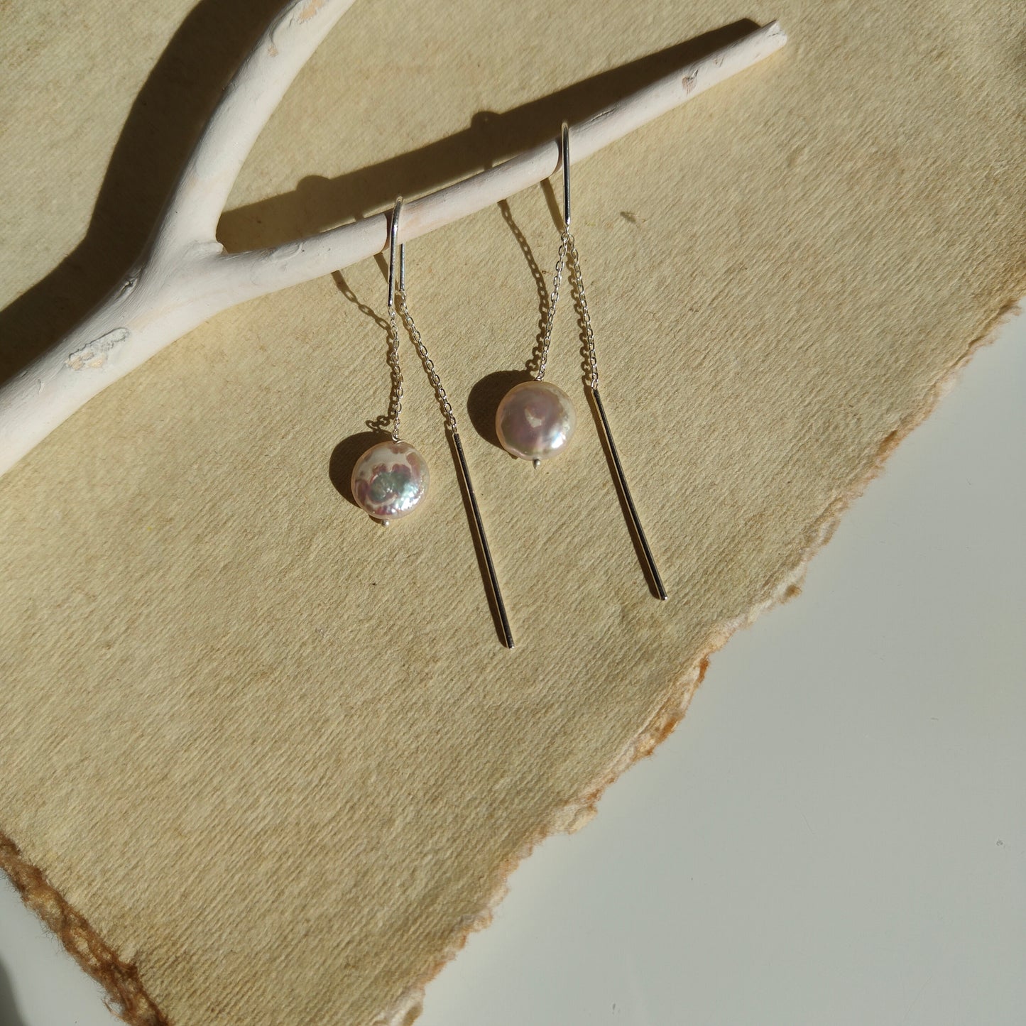 Pearl Threader Silver