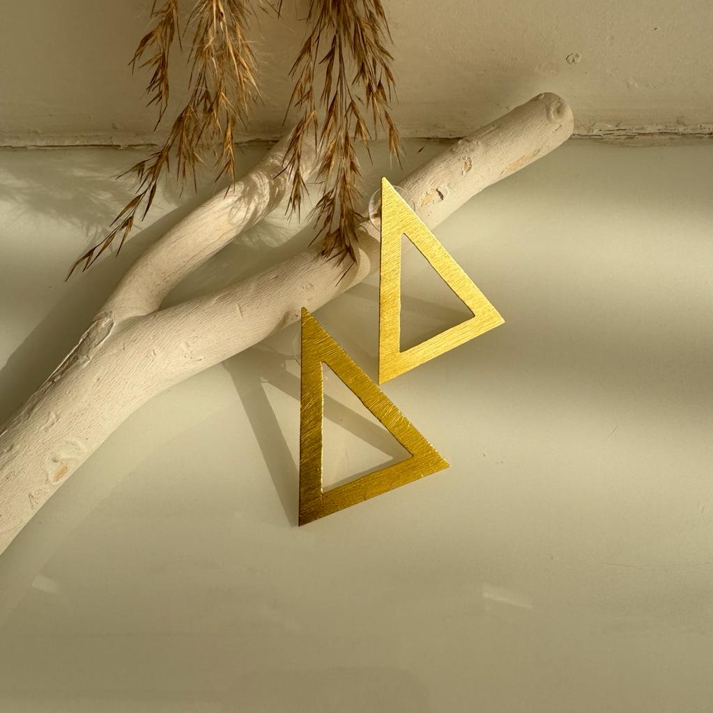 Medium Triangle Earrings