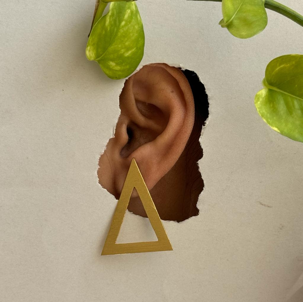 Medium Triangle Earrings