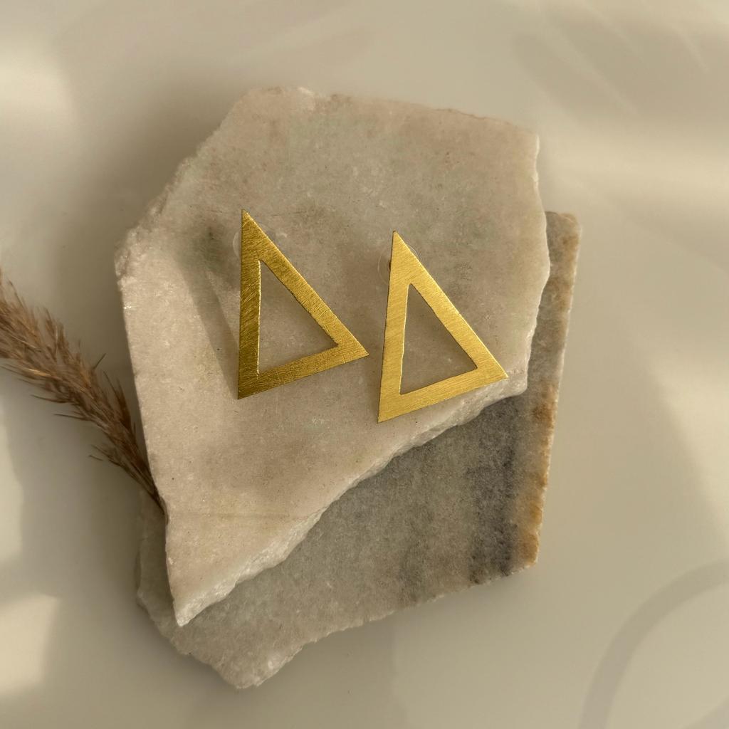 Medium Triangle Earrings
