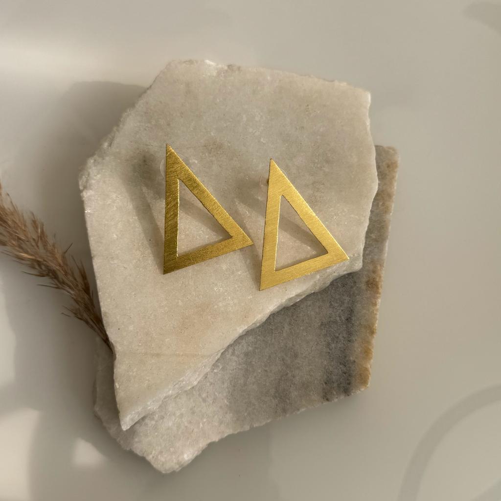 Medium Triangle Earrings