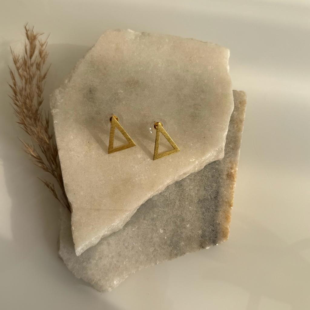 Mini Triangle Earrings