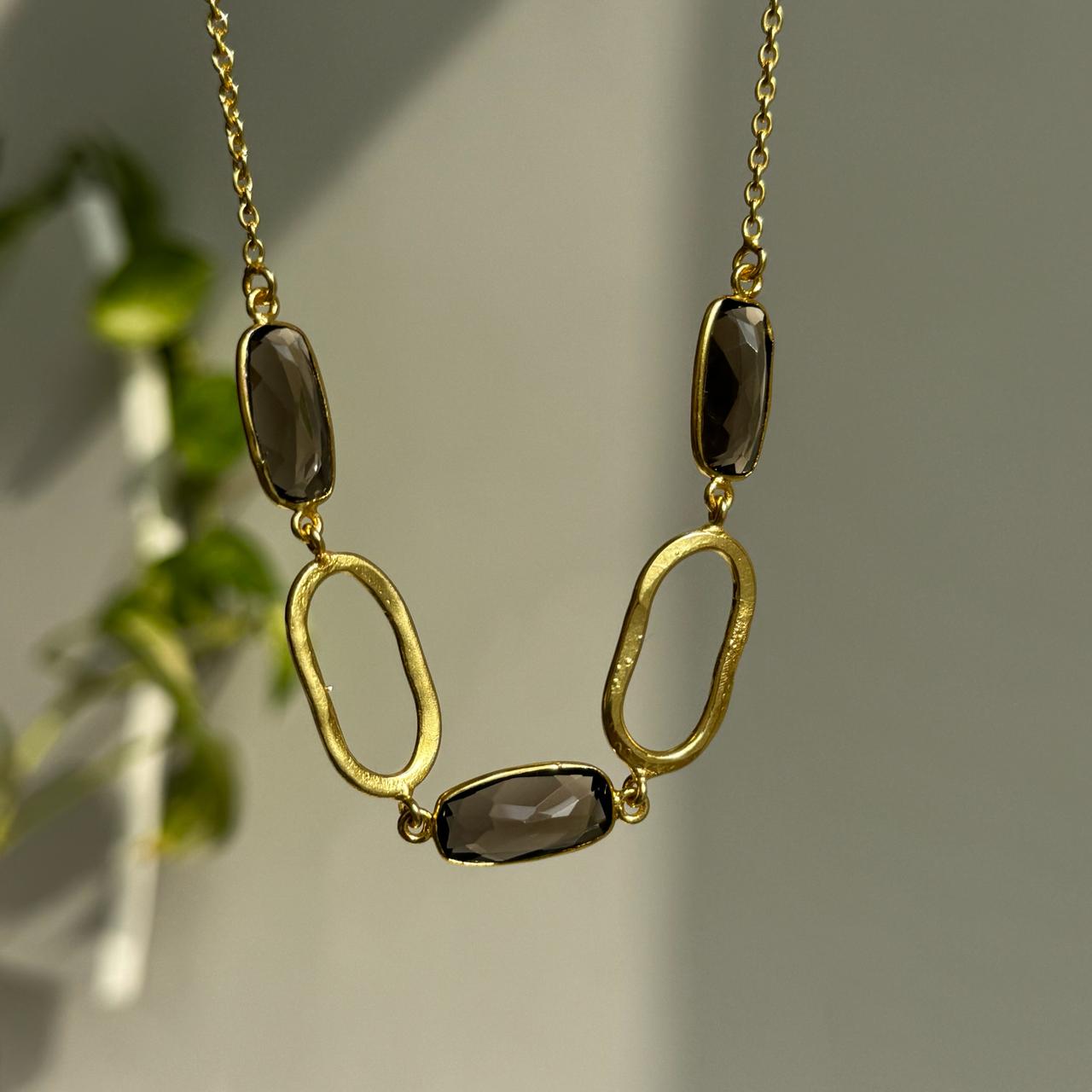 Smoky Quartz Neckpiece
