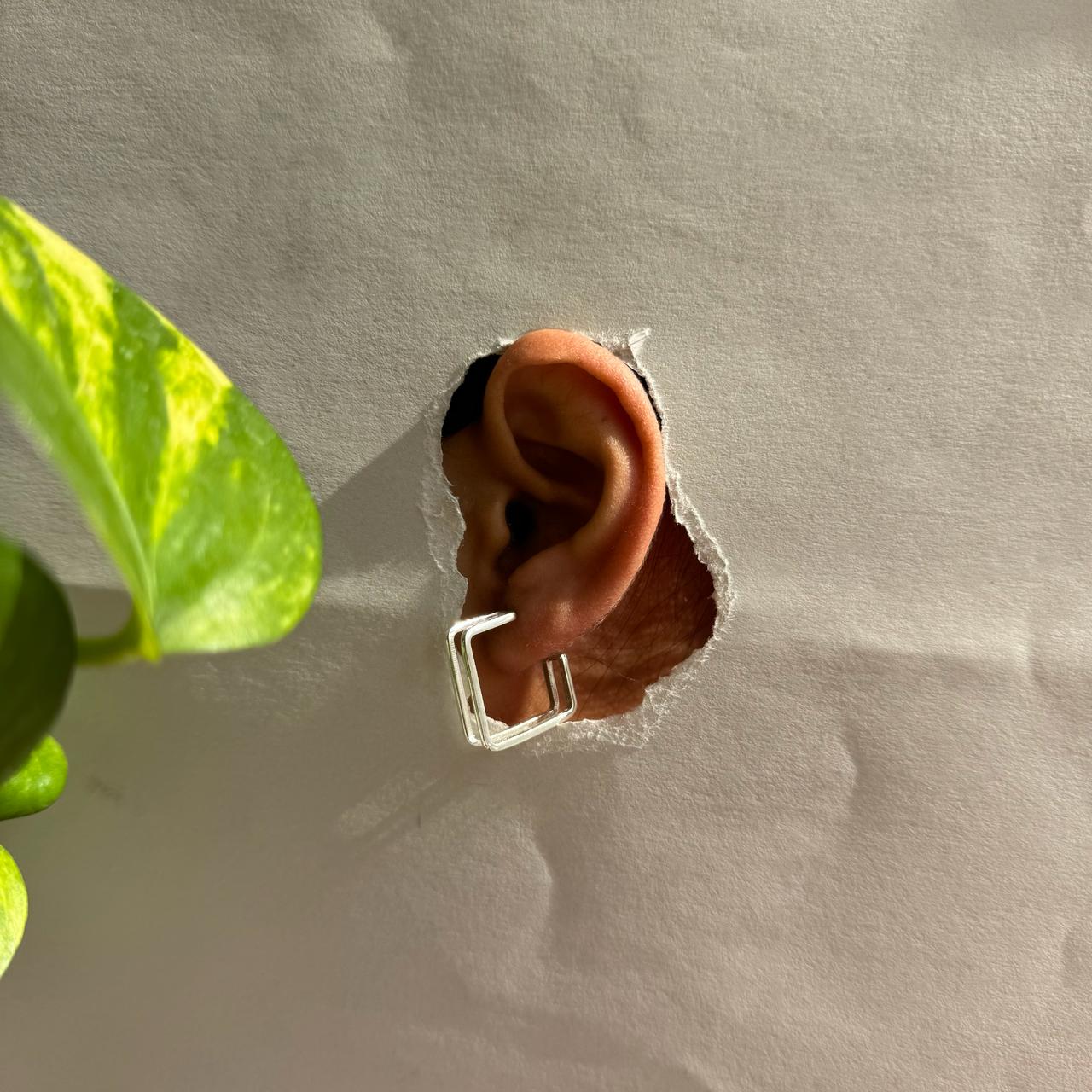 Square Twists Silver