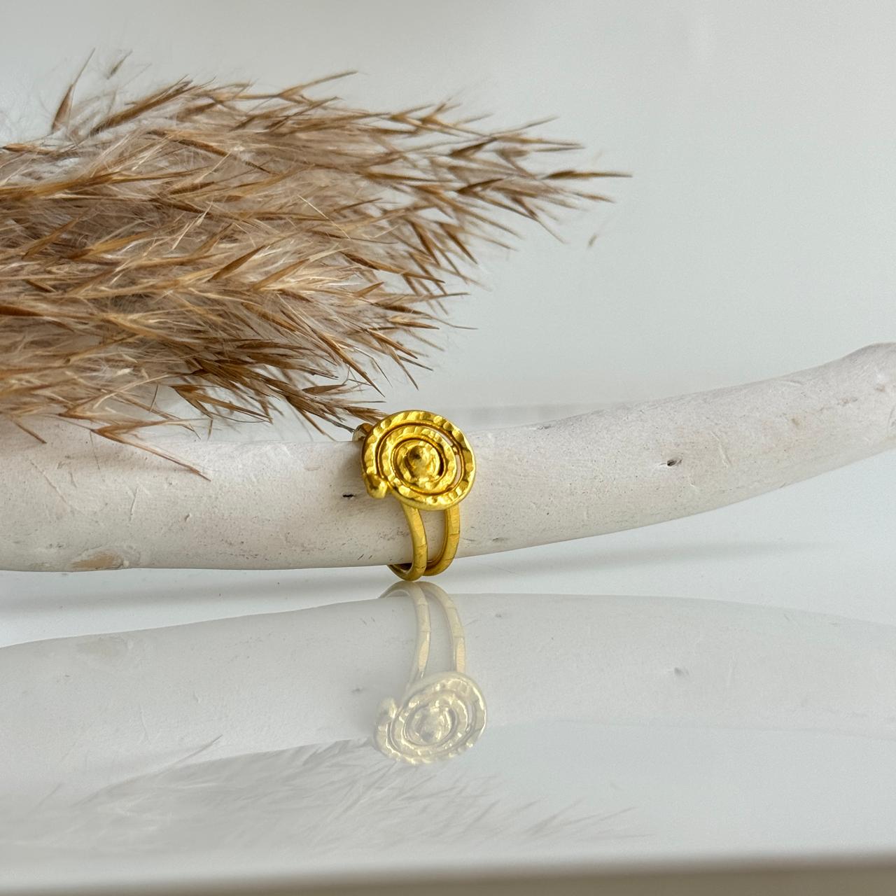 Spiral Mini Adjustable Ring