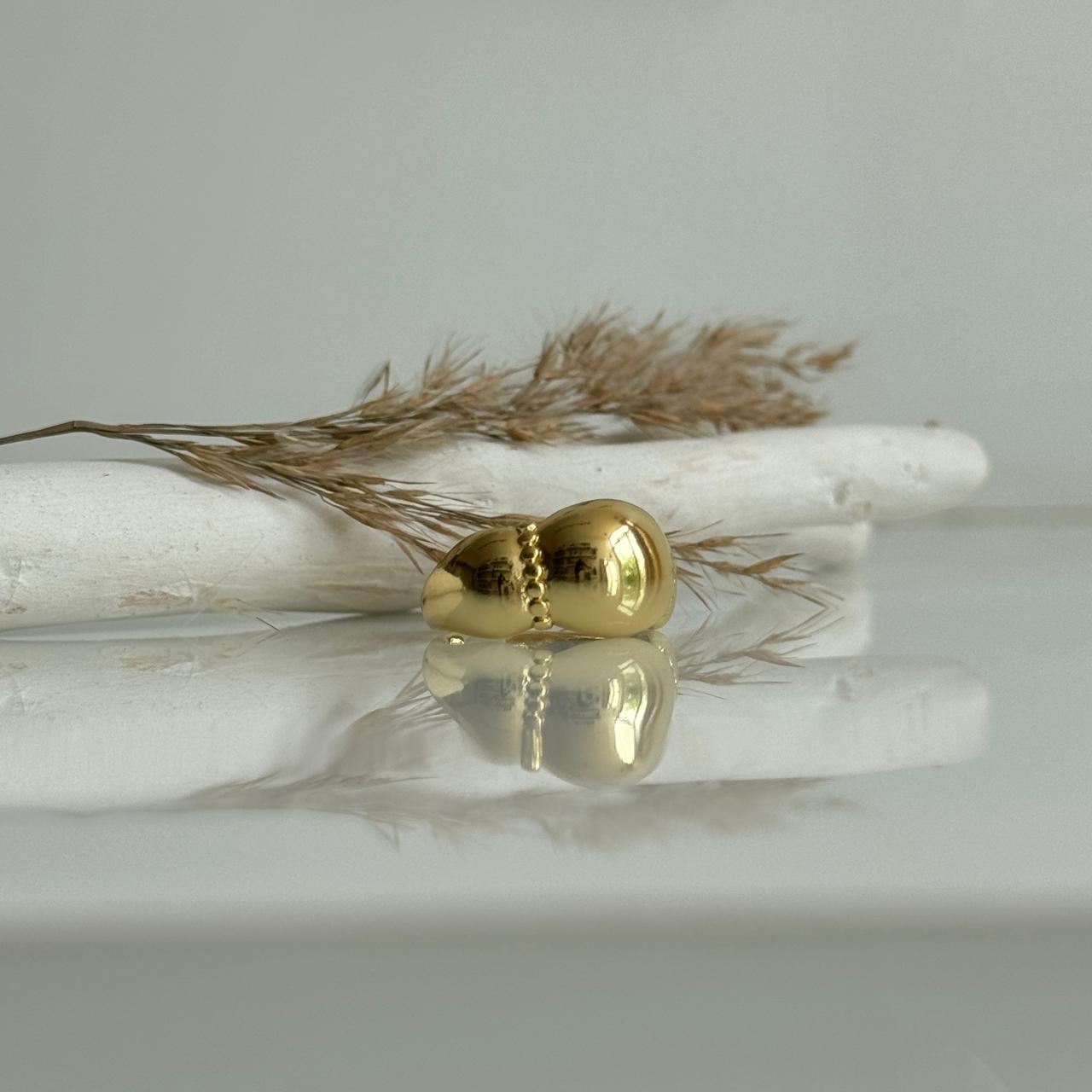 Melon Adjustable Ring Gold