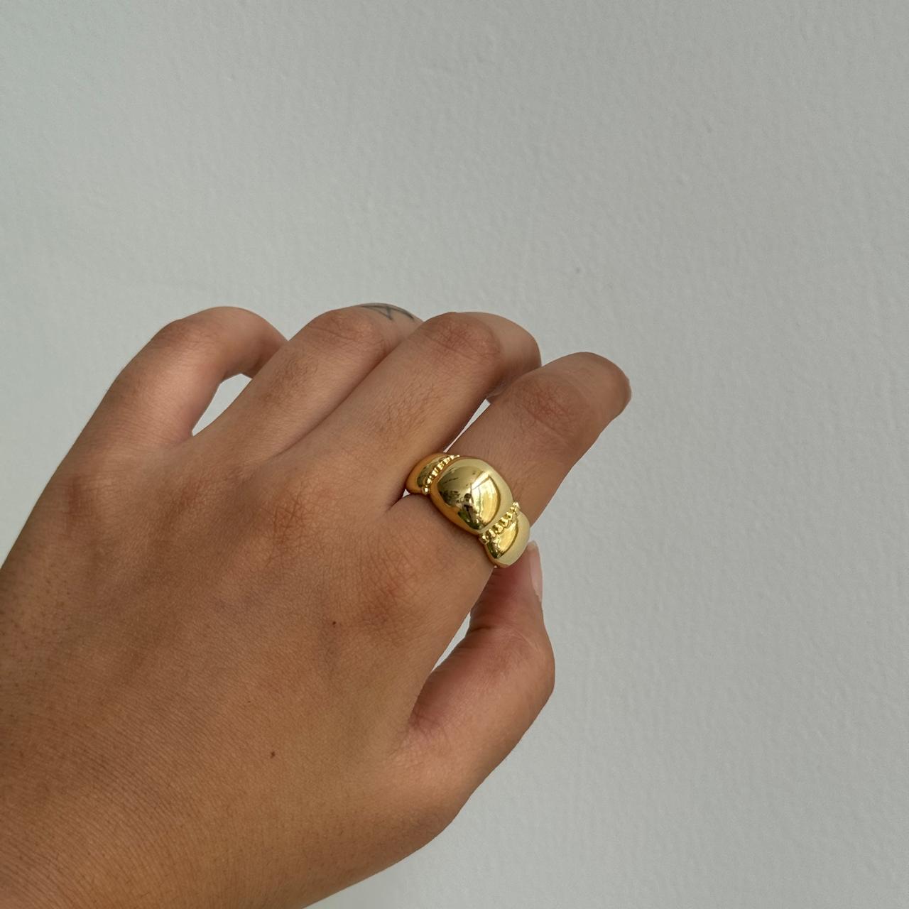 Melon Adjustable Ring Gold