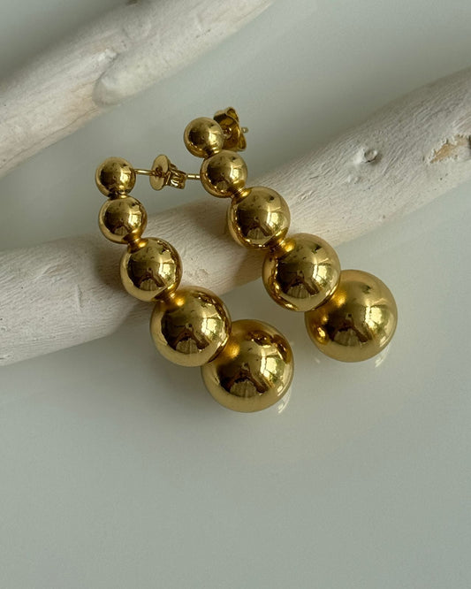 Bead Curve Earring