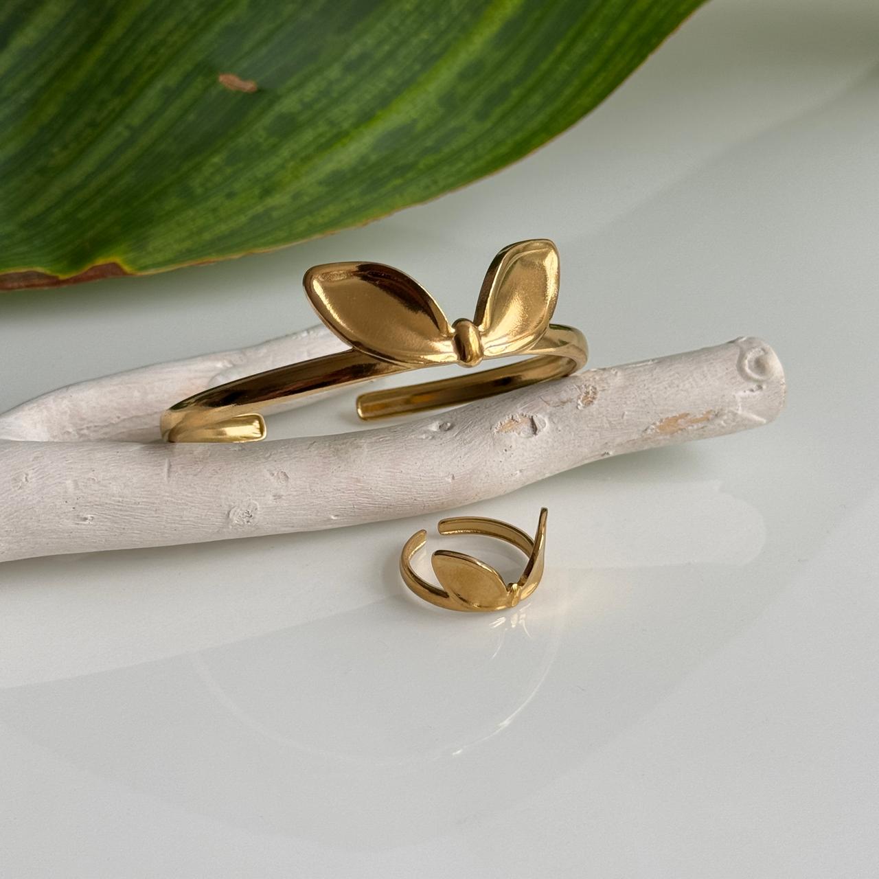 Bunny Bangle with Ring