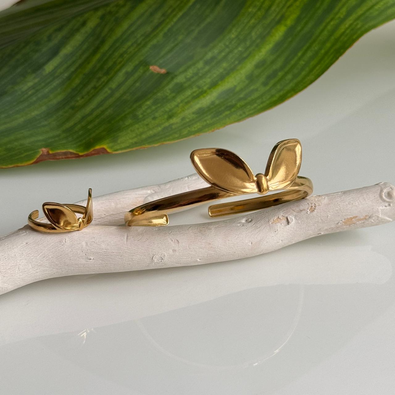 Bunny Bangle with Ring