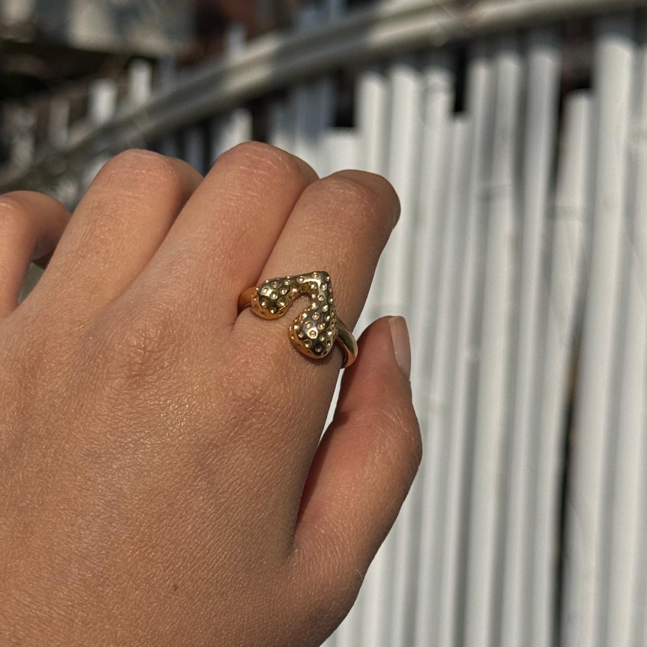 Korean Heart Adjustable Ring
