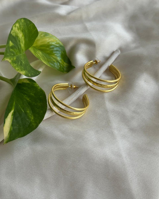 Triple Layer Hoop Earrings