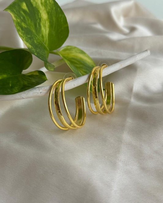 Triple Layer Hoop Earrings