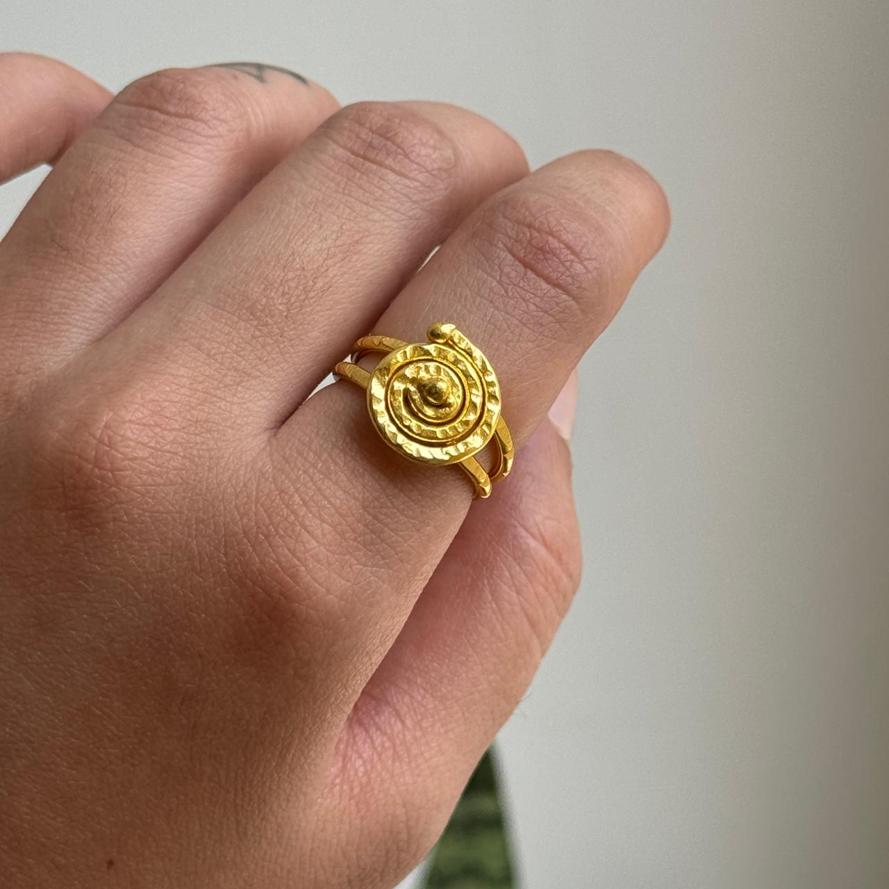 Spiral Mini Adjustable Ring