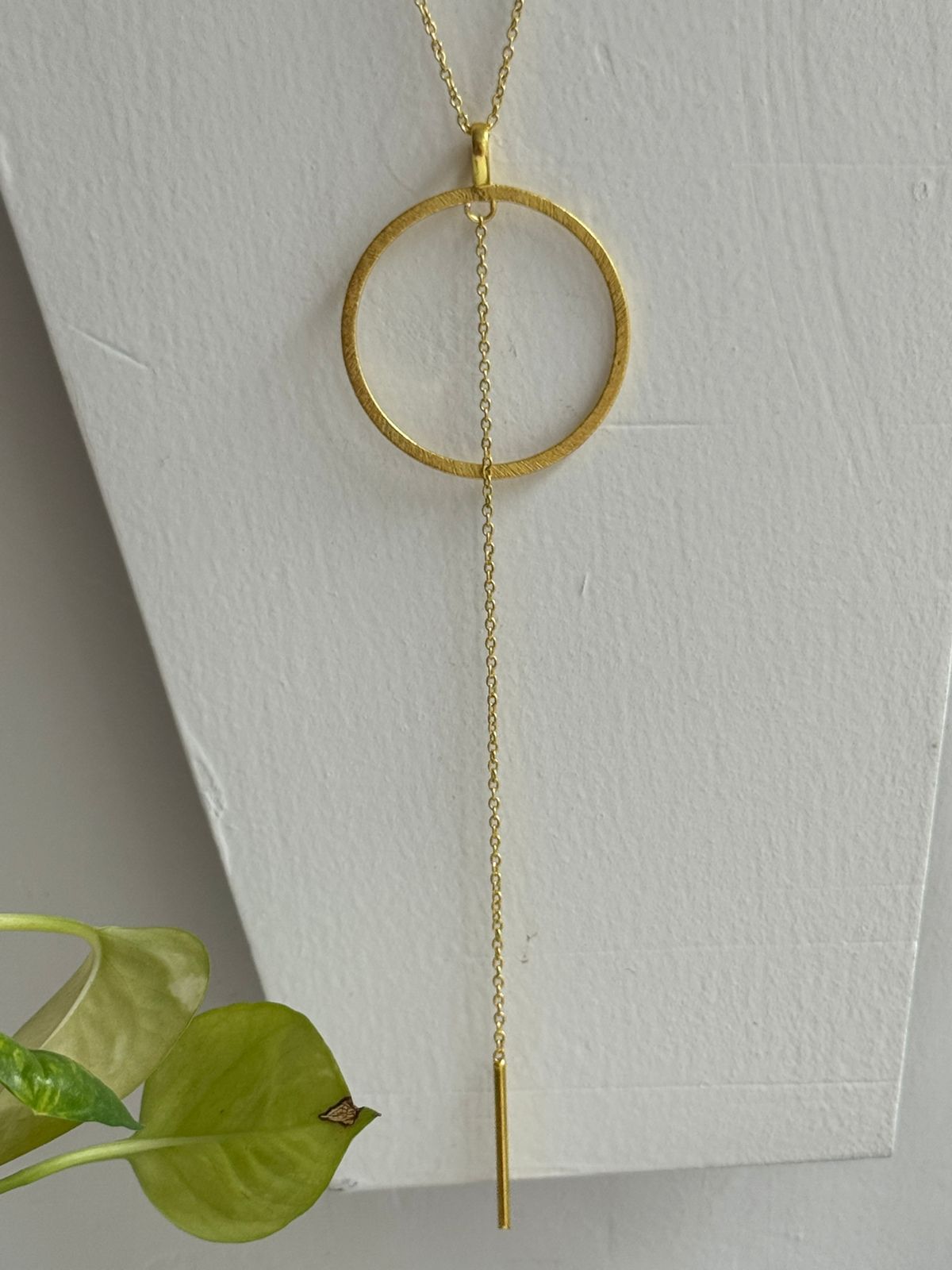 Circle Line 19” Long Statement Neckpiece
