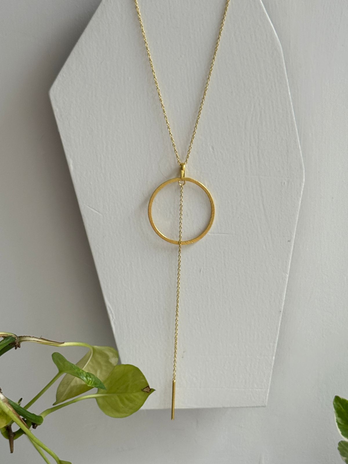 Circle Line 19” Long Statement Neckpiece