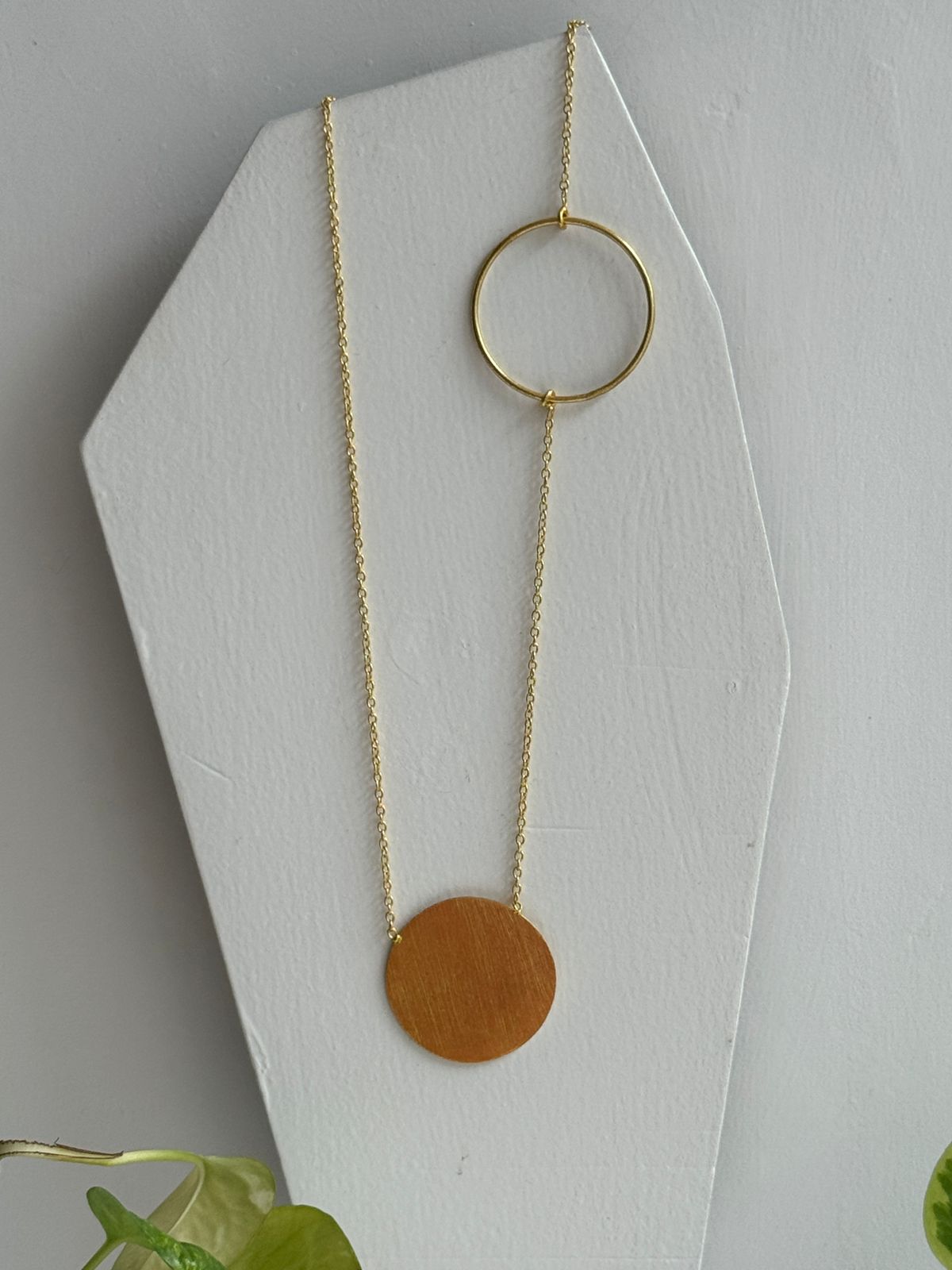 Circle Mass 20” Long Statement Neckpiece