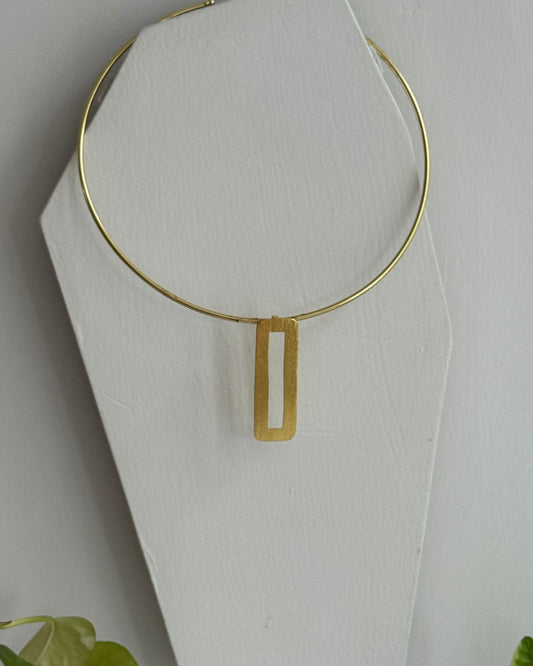 Rectangle Hasli Statement Neckpiece