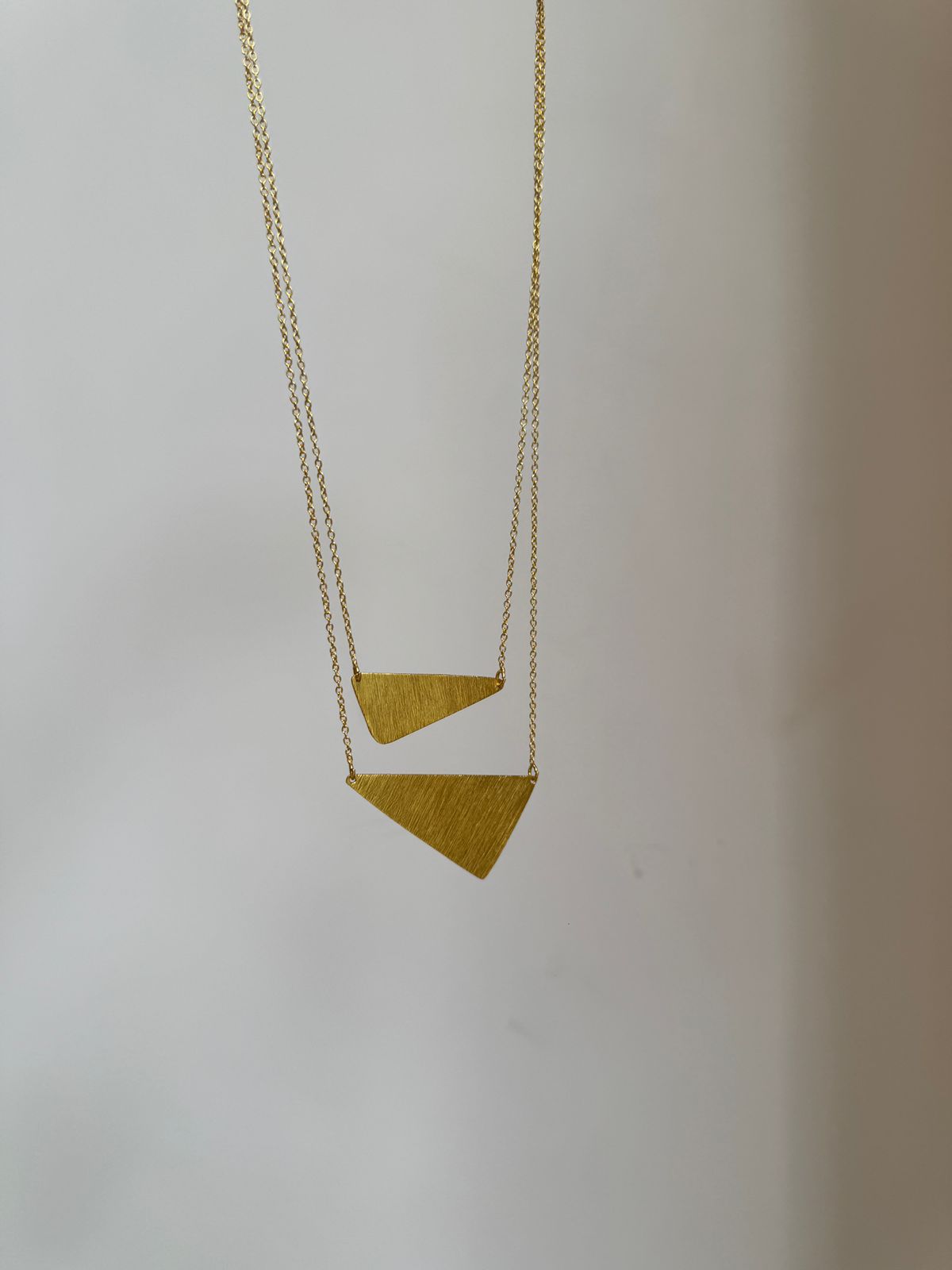 Layered Triangle Statement Neckpiece