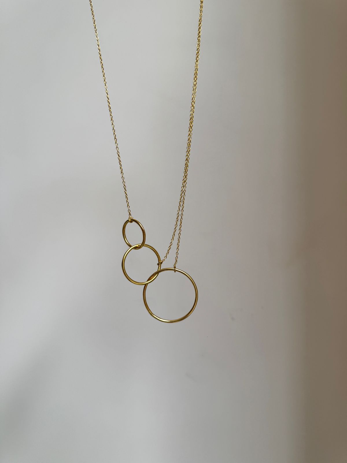 Tri Circle Statement Neckpiece