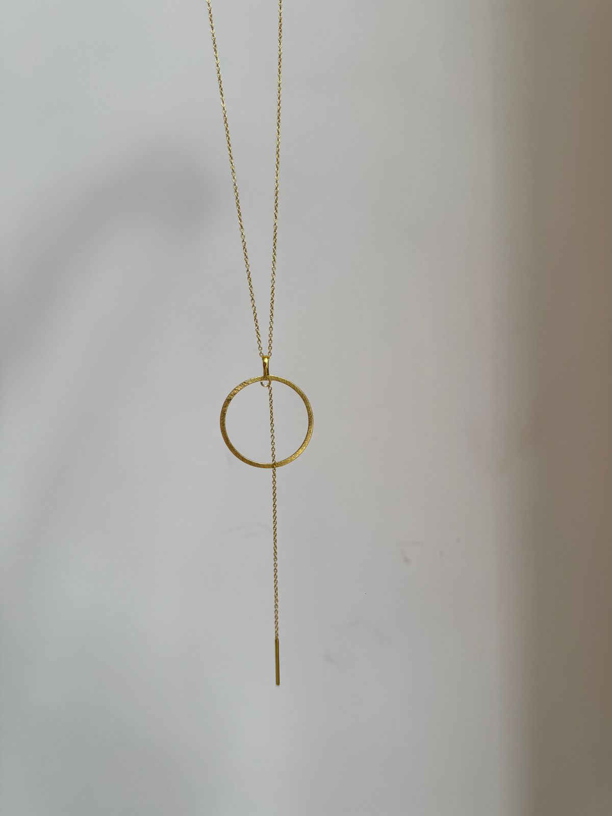 Circle Line 19” Long Statement Neckpiece