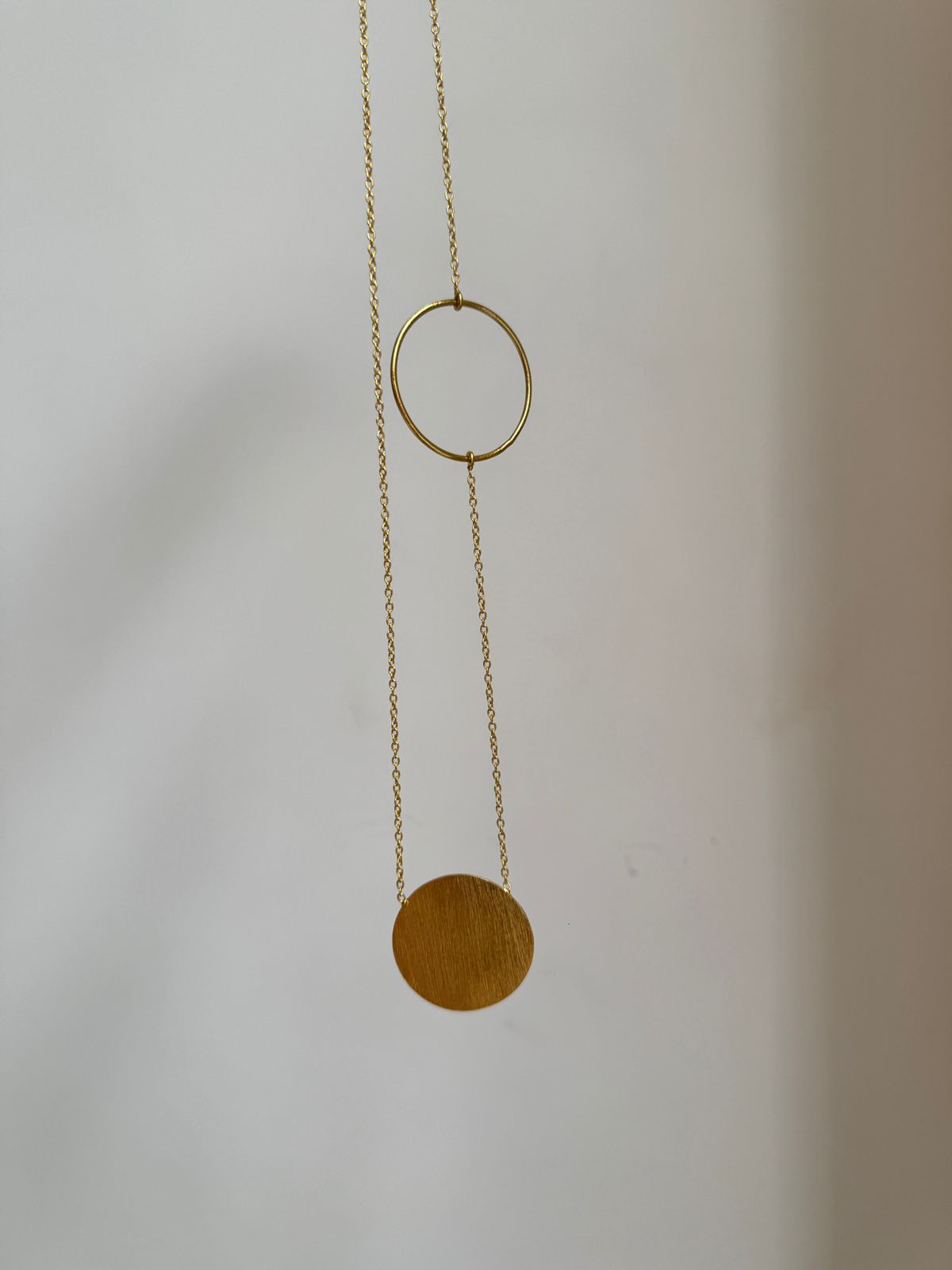 Circle Mass 20” Long Statement Neckpiece