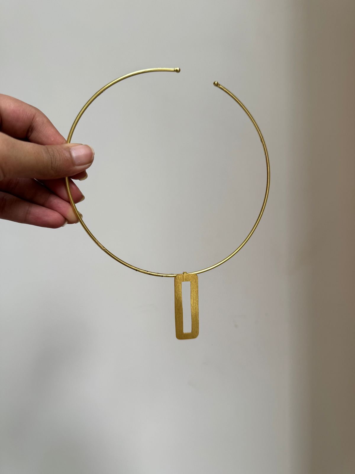 Rectangle Hasli Statement Neckpiece