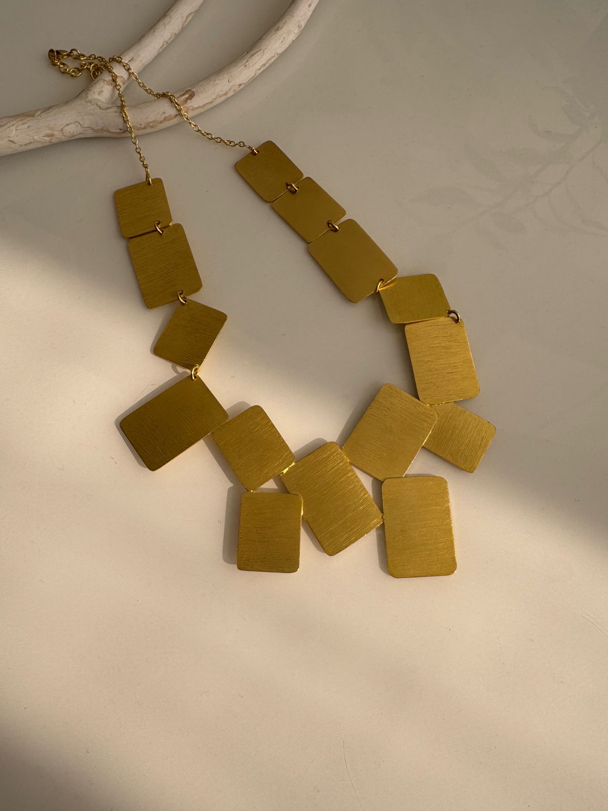Scattered Block Statement Neckpiece
