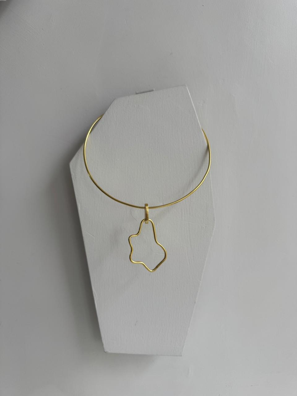 Abstract Hasli Statement Neckpiece