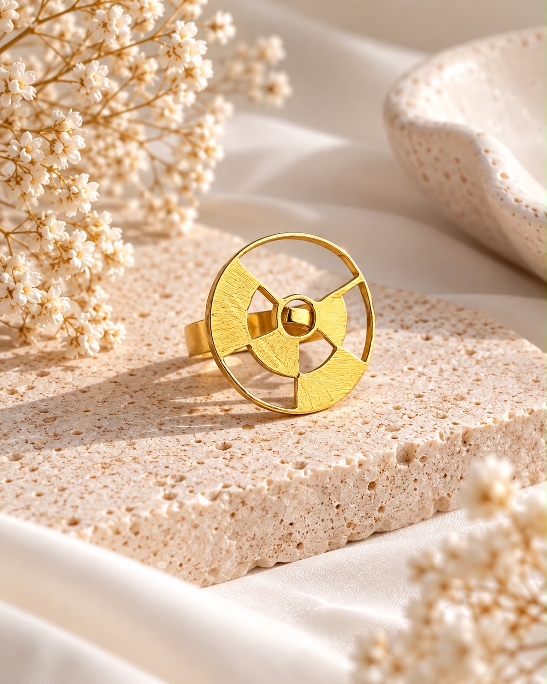 Mandala Adjustable Ring