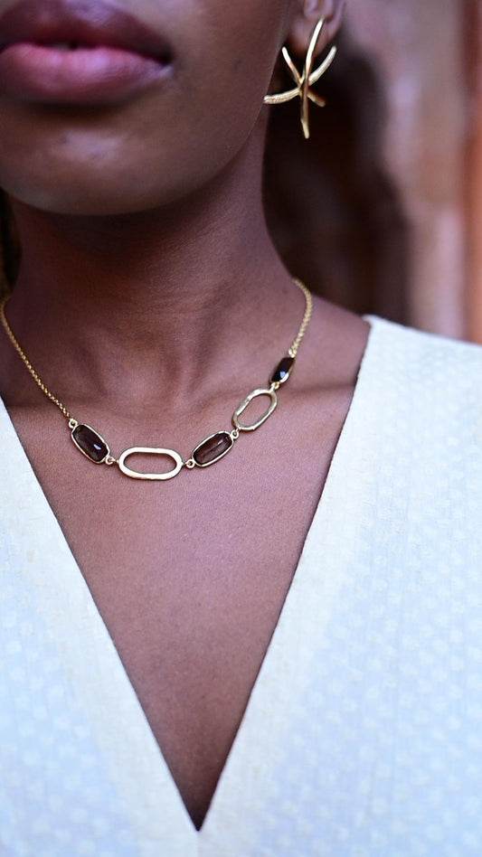 Smoky Quartz Neckpiece