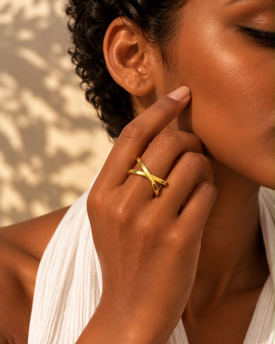 Criss Cross Adjustable Ring