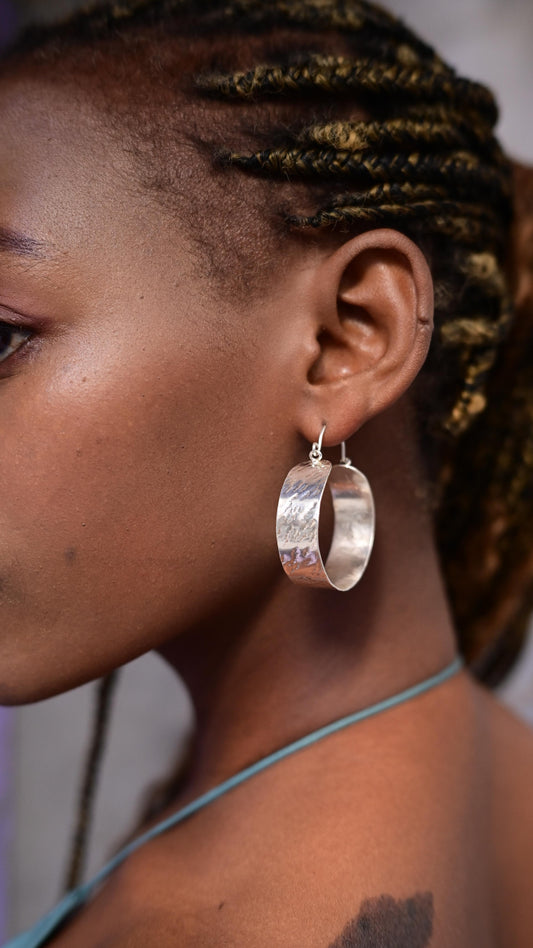 Alma Hoops Silver