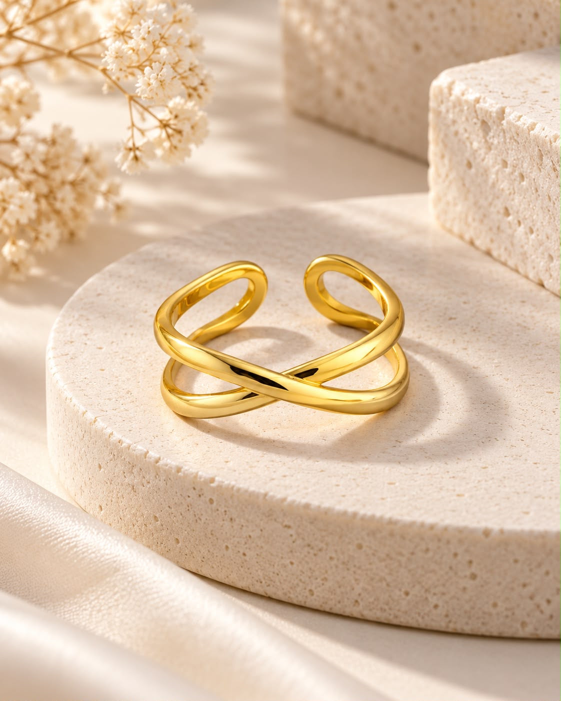 Criss Cross Adjustable Ring