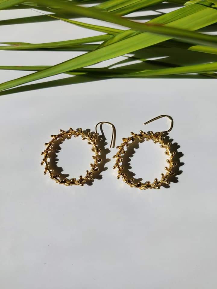 Wreath Hook Earrings