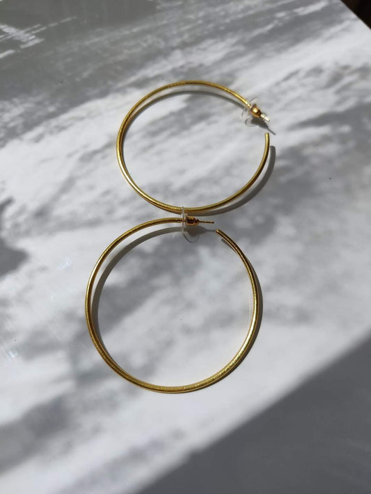 Plain Hoop Earrings