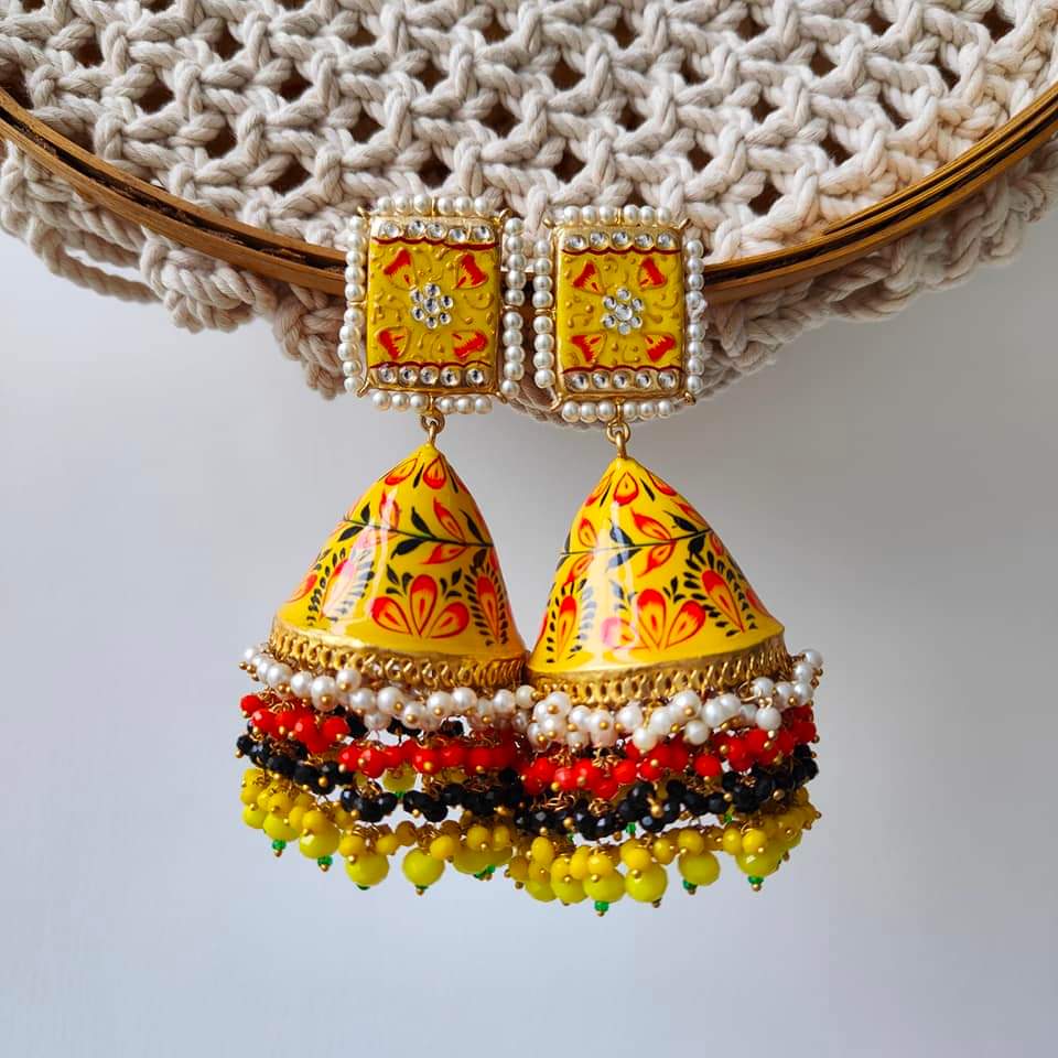 Ponderous Tulip Jhumka