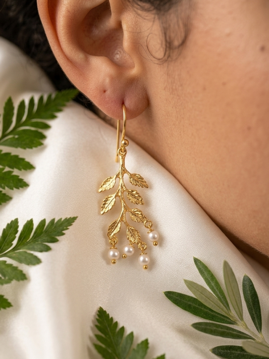 Branch line earrings