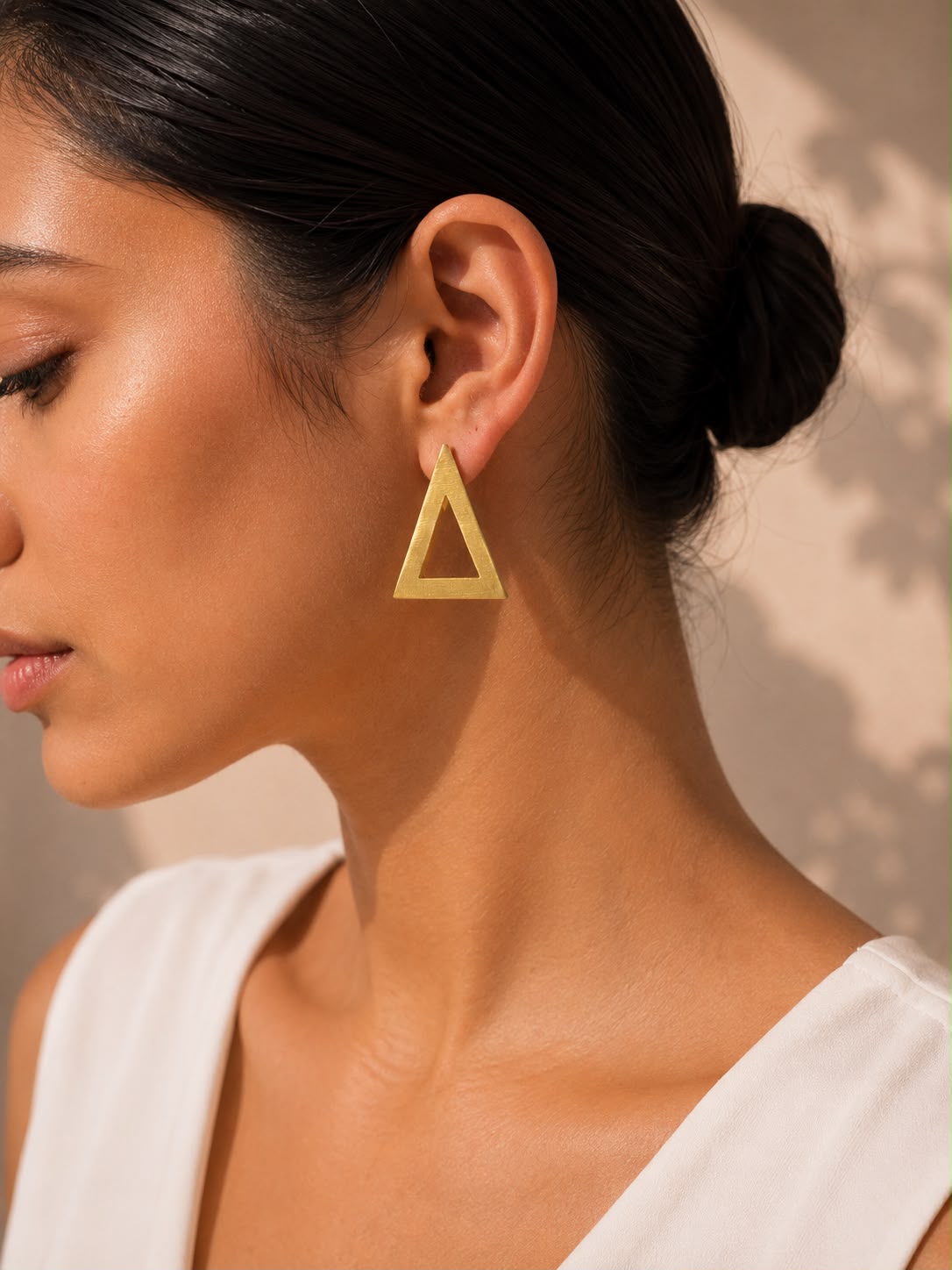 Medium Triangle Earrings