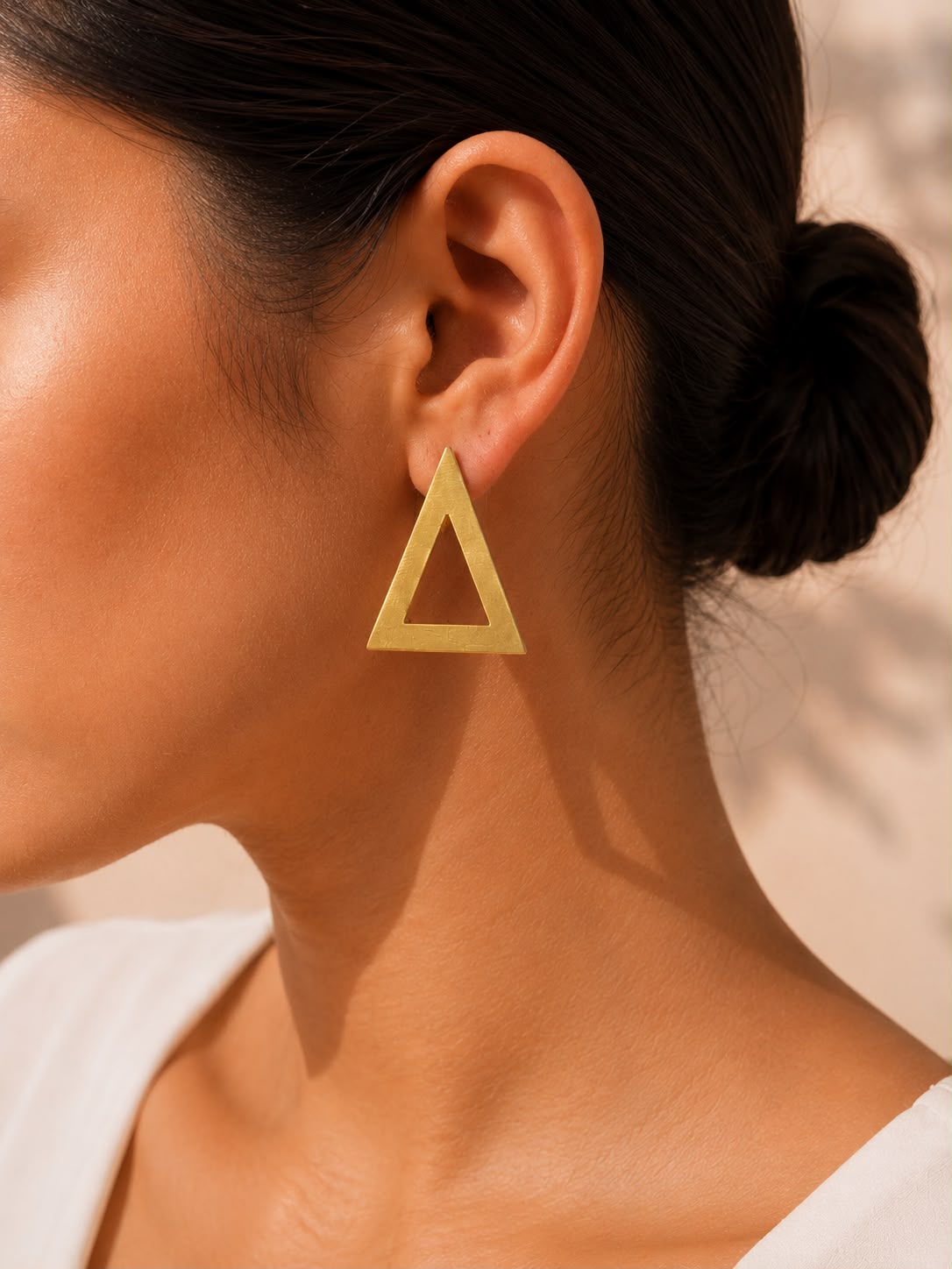 Medium Triangle Earrings