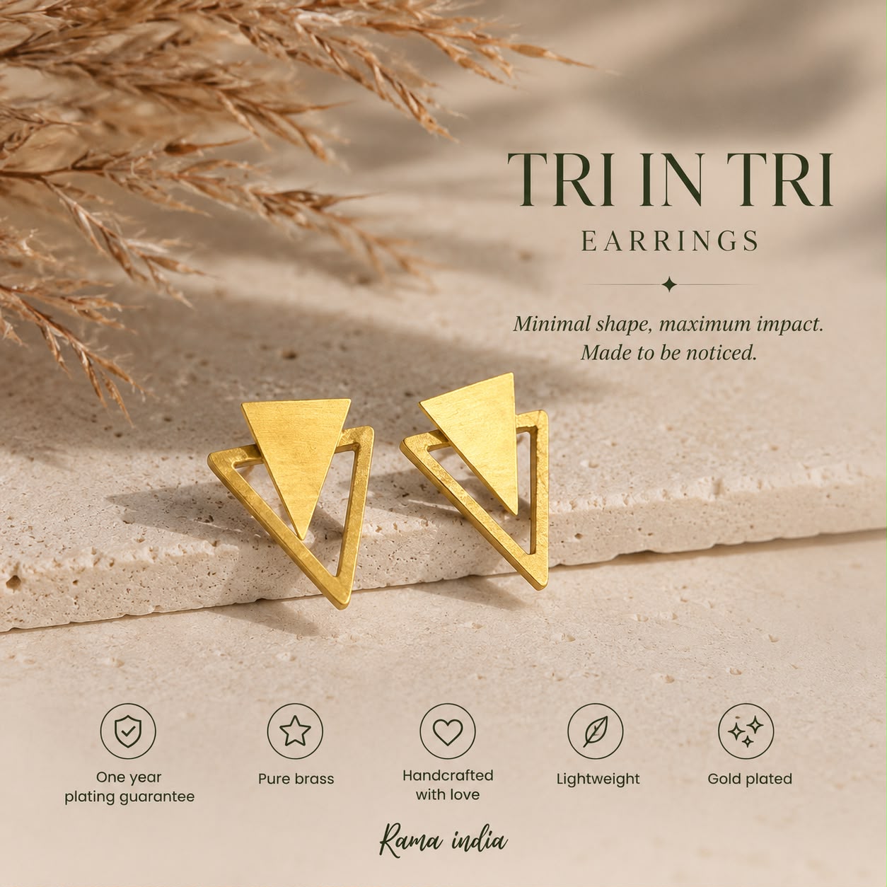 Tri in Tri Earrings