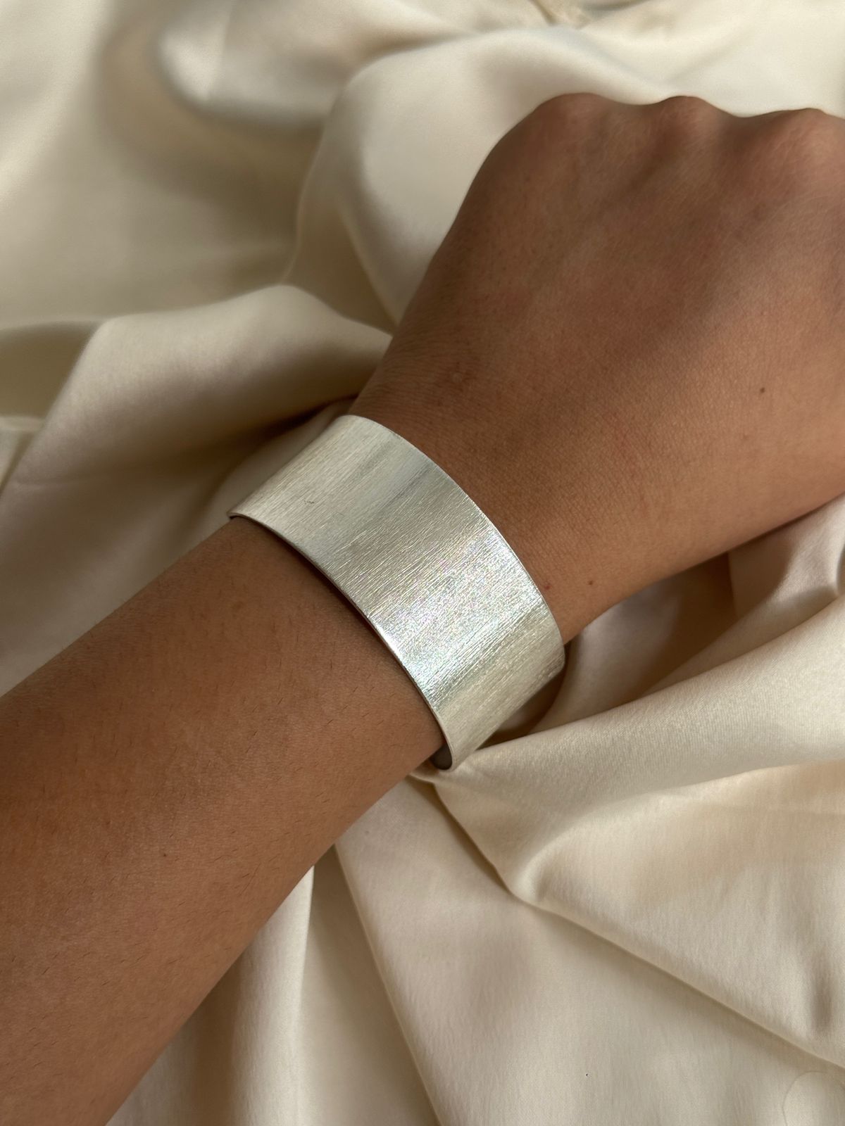 Ditalini Adjustable Cuff Silver